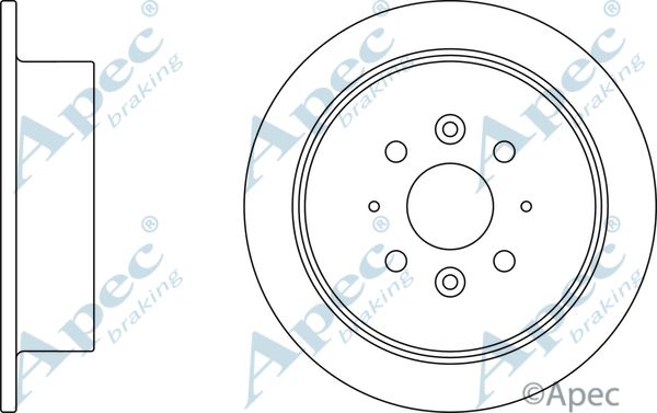 APEC BRAKING Bremžu diski DSK2396